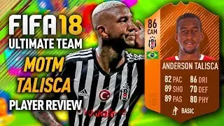 FIFA 18 MOTM TALISCA (86) PLAYER REVIEW! FIFA 18 ULTIMATE TEAM!