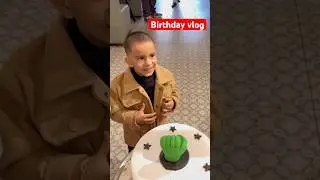 Ronsh Birthday 🩷 #birthdayvlog #ytshortsindia #minivlog #familyvlog #hulkcake #birthdayboy