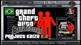 GTA: San Andreas - Project Kaizo 2.2 Mod - Traduzido (PT-BR) - PS2, AetherSX2, PCSX2, NetherSX2