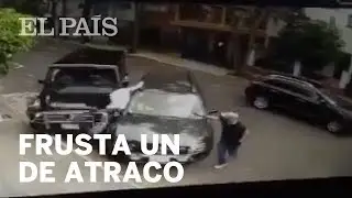 Camioneta interrumpe un asalto en Ciudad de M&eacute;xico