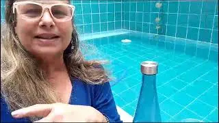 &Aacute;GUA SOLARIZADA NA GARRAFA AZUL