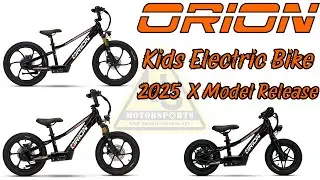 Orion X Series 2025 Release. Kids Electric Balance Bike, 4h Ride Time, 28mph, Suspension Fork & MORE