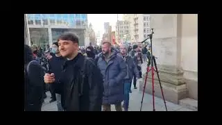 Fascist Hugh Anthony humiliated by antifascists at Manchester protest, 10 January 2026