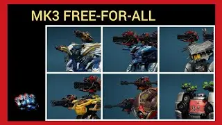 MK3 Free-For-All War Robots gameplay with Siren, Behemoth, Harpy, Khepri, Revenant and Luchador.
