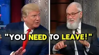 Donald Trump Storms Off David Letterman&rsquo;s Show After Explosive Confrontation
