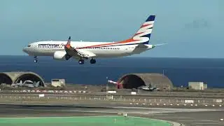 Smartwings Boeing 737-8Max OK-SWK Landing Gran Canaria GCLP