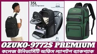 #Ozuko -9772S Premium #College #University office #Laptop Short #Travel #Backpack 