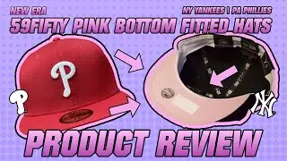 Philadelphia Phillies and NY Yankees Pink Bottoms Fitted | 59fifty Fitted Cap Pink Under Brim Review