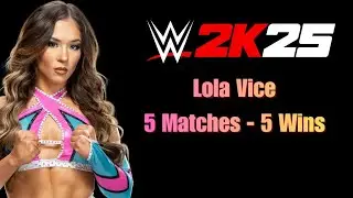 Lola Vice's Official Game Debut - WWE 2K25 PS5 Gameplay