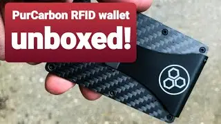 Pur-Carbon RFID wallet | UNBOXING AND GIVEAWAY!