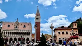 EPCOT Italy Pavilion Tour & Walkthrough in 4K | EPCOT World Showcase Walt Disney World Florida 2021