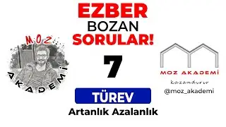 EZBER BOZAN SORULAR!  TÜREV (Artanlık-Azalanlık) Pdf açıklama kısmında..