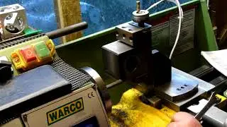 WARCO LATHE Shop made quick change tool post part 5