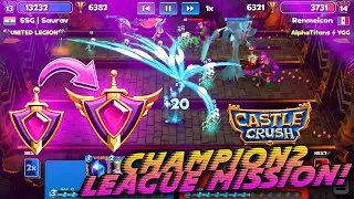 *Champion2 League* Mission | Skeleton/Rush/Power Deck Mix Gameplay | Castle Crush: Epic Battle