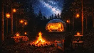 🔥COZY CAMPFIRE & FIREPLACE AMBIENCE - Relaxing Sounds, Insomnia Relief, Deep Sleep, Meditation, ASMR