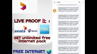 UNLIMITED NCELL MB TRICK  || HACKED NCELL APP ||