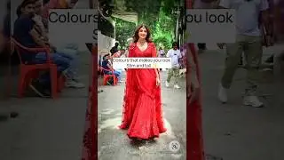 Colours that makes you look slim and tall #trend #youtube #saree #fashion #viralvideo #styling #yt