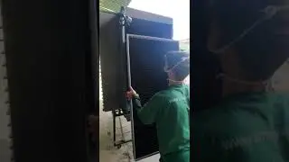 Retirada da Placa Evaporativa do Climatizador LF70000 Turbo