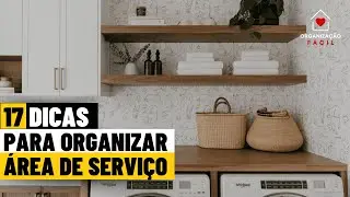 17 DICAS PARA ORGANIZAR ÁREA DE SERVIÇO PEQUENA/ Dicas para Organizar e decorar a lavanderia