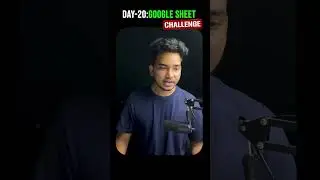 Day- 20 : Learning Goggle sheet #googlesheets #shorts#pivot#slicer