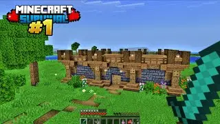 Minecraft pe survival series ep1 in hindi