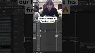 our friend made his first beat 😭🔥