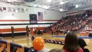 FREEPORT HIGH SCHOOL PEP RALLY 2014 HOMECOMING ILLINOIS