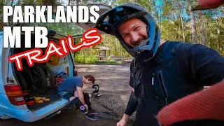 Exploring Parklands mountain bike trails - Sunshine Coast