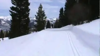 snowshoeing in Beaver Creek's nordic park