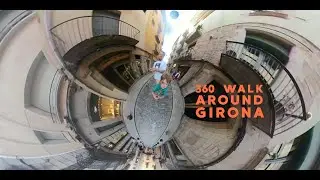 Girona Walking Tour 🇪🇸 | Father & Son Explore a Hidden Gem in Spain | 360 pov