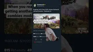 Give Treyarch a break! #callofduty #mw3 #thewalkingdead #upcoming #breakingnews #zombies #outbreak