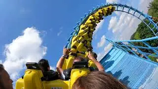 Onride: 'Boomerang' 🎢 (Backseat, Mounted) 4K/POV 2025 - Bellewaerde park