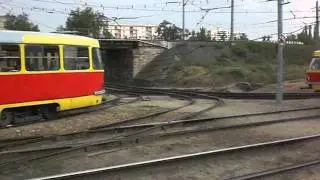 Wolgograd - 3x T3SU am Gleisdreieck Ул.Липецкая (03.08.2011)