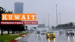 Unpredictable rain in Kuwait - Kuwait's Weather Forecast ! Daily Life of Kuwait ! English Vlog