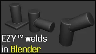 How to make EASY welds in Blender!