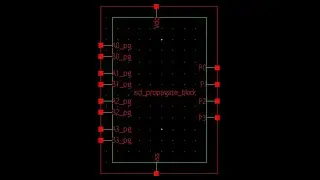 Simulation of 4 bit CLA adder using Custom Compiler in Synopsys Part 2: Propagate block design