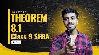 Class 9 SEBA Theorem 8.1 | Diagonals of a Parallelogram Divide It into Two Congruent Triangles