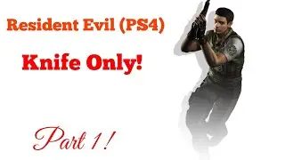Resident Evil HD - Chris Knife Only Run!