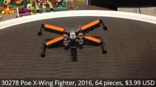 LEGO 30278 Poe's X-Wing Fighter - Polybag REVIEW & Comparison!
