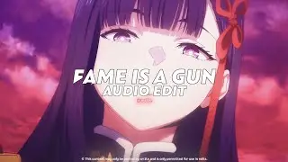 fame is a gun (slowed/tiktok version) || addison rae [ edit audio ]