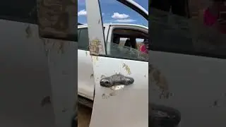 Toyota Hilux recovery from the Doring River after flash floods in the Tanwka  - #toyota #hilux