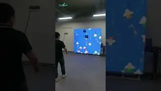It is Fun to Play Basketball with Interactive LED Wall Display