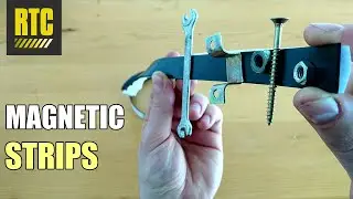 Self Adhesive MAGNETIC Tape Strips from Flexible Rubber for DIY Project