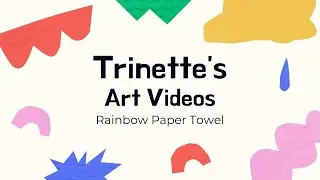 Trinette Art & Craft - Rainbow Paper Towel