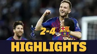 TOTTENHAM 2-4 BAR&Ccedil;A | Match highlights