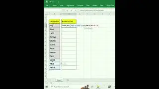 Reverse Name list in Excel ll Excel Tips Tricks #shorts #youtubeshorts #excel #viral #exceltips