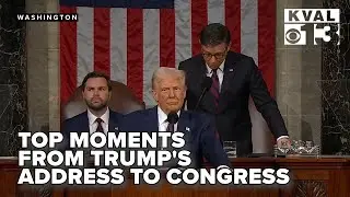 Top moments and quotes from Trump's address to Congress