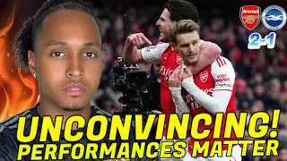 🚨GYOKERES NO SERVICE, OWN GOALS & COASTING 2ND HALFS WONT WIN TROPHIES‼️ | ARSENAL 2-1 BRIGHTON