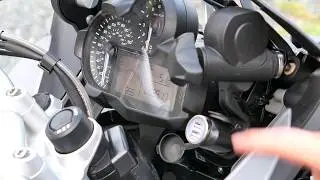 Motorcycle BMW Hella DIN Plug to Dual Port USB Charger Install