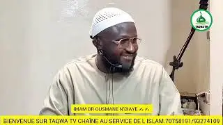#Question et Réponse Dr Ousmane N'Diaye Mosquée TAQWA HIPPODROME 1 depuis Bamako 17-01-2026 ( prt 2)